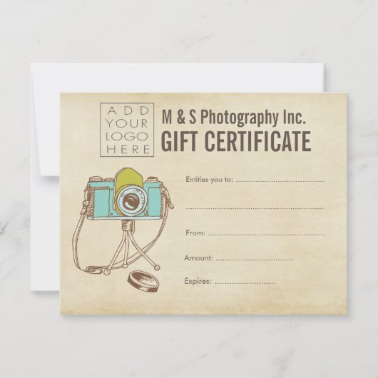 Hair Beauty Salon Gift Certificate Sjabloon (Voorkant)