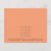 Hair Beauty Salon Gift Certificate Sjabloon Flyer (Achterkant)