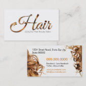 Hair Beauty Salon Hairdresser Visitekaartje (Voorkant / Achterkant)