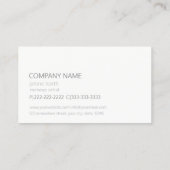 Hair & Beauty Silhouette Black ID873 Visitekaartje (Achterkant)