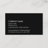 Hair & Beauty Silhouette White ID873 Visitekaartje (Achterkant)