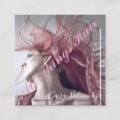 Hair Blown Hair Stylist Visitekaartje (Voorkant)