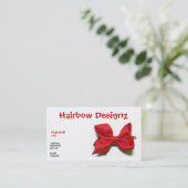 Hair Bow-Visitekaartje Visitekaartje (Staand voorkant)