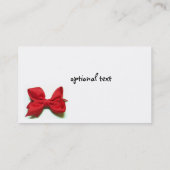 Hair Bow-Visitekaartje Visitekaartje (Achterkant)