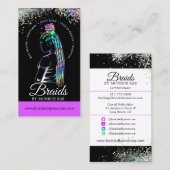 Hair Braider - Braids - Braiding - Stylist - Salon Visitekaartje (Voorkant / Achterkant)