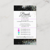 Hair Braider - Braids - Braiding - Stylist - Salon Visitekaartje (Achterkant)