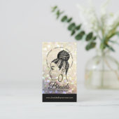 Hair Braider - Braids - Braiding - Stylist - Salon Visitekaartje (Staand voorkant)
