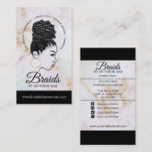 Hair Braider - Braids - Braiding - Stylist - Salon Visitekaartje (Voorkant / Achterkant)