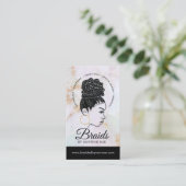 Hair Braider - Braids - Braiding - Stylist - Salon Visitekaartje (Staand voorkant)