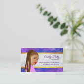 Hair Braider Slogans Visitekaartjes (Staand voorkant)