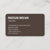 Hair Braider Visitekaartje (Achterkant)