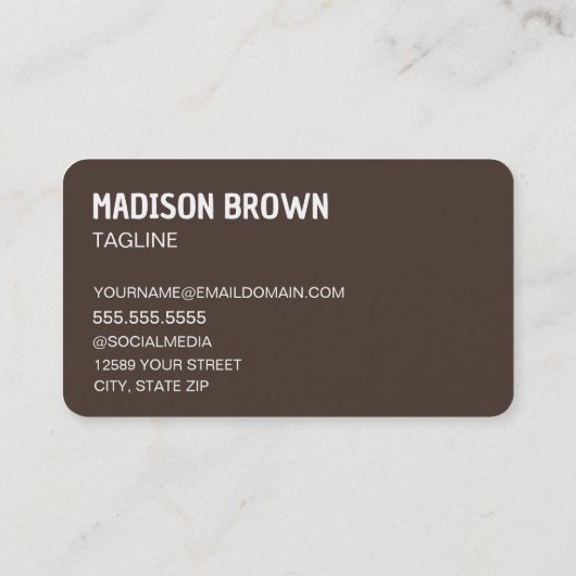 Hair Braider Visitekaartje (Achterkant)