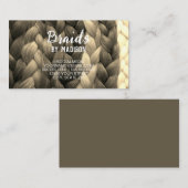 Hair Braider Visitekaartje (Voorkant / Achterkant)