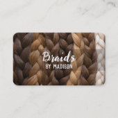 Hair Braider Visitekaartje (Voorkant)