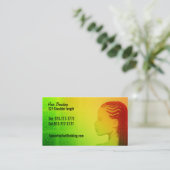 Hair Braider-Visitekaartjes Visitekaartje (Staand voorkant)