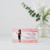 Hair Braider-Visitekaartjes Visitekaartje (Staand voorkant)