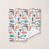Hair Care Patroon Bad Handdoek (Wasdoekje)