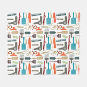 Hair Care Patroon Fleece Deken (Voorkant (Horizontaal))