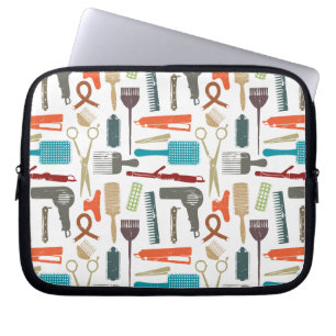 Hair Care Patroon Laptop Sleeve