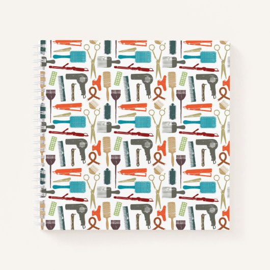 Hair Care Patroon Notitieboek (Voorkant)