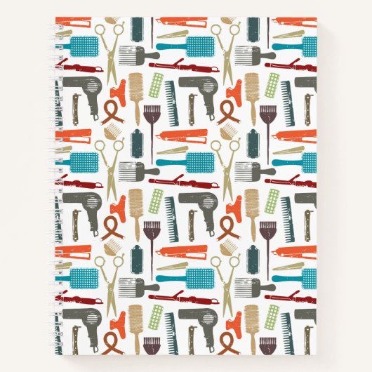 Hair Care Patroon Notitieboek (Voorkant)