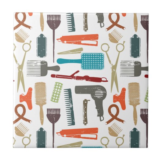 Hair Care Patroon Tegeltje (Voorkant)