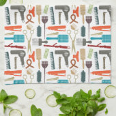 Hair Care Patroon Theedoek (Gevouwen)