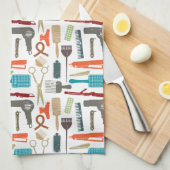 Hair Care Patroon Theedoek (Quarter Fold)