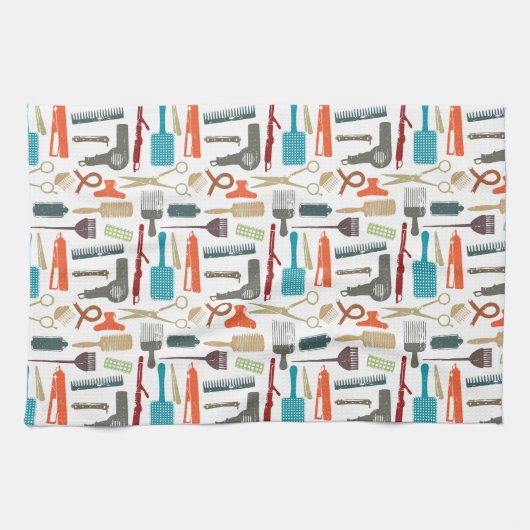 Hair Care Patroon Theedoek (Horizontaal)