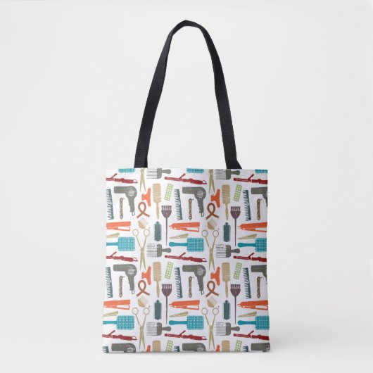 Hair Care Patroon Tote Bag (Voorkant)