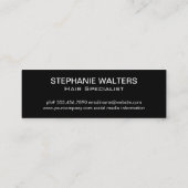 Hair Clipper | Salon Scissors Mini Visitekaartje (Achterkant)