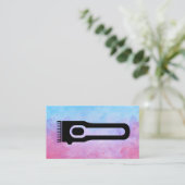 Hair Clipper | Waterverf artistiek Visitekaartje (Staand voorkant)
