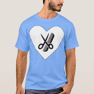 Hair Comb Love Scissors Gift T-shirt