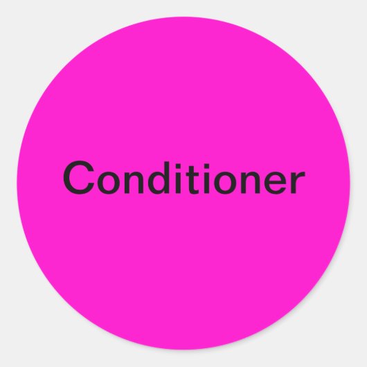Hair Conditioner Labels/ Ronde Sticker (Voorkant)
