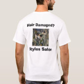 Hair Damamged? T-shirt (Achterkant)