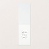 Hair Damask (grijs) Visitekaartje (Binnenkant ongevouwen)