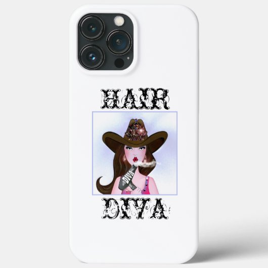 "HAIR DIVA" Case-Mate iPhone CASE (Achterkant)