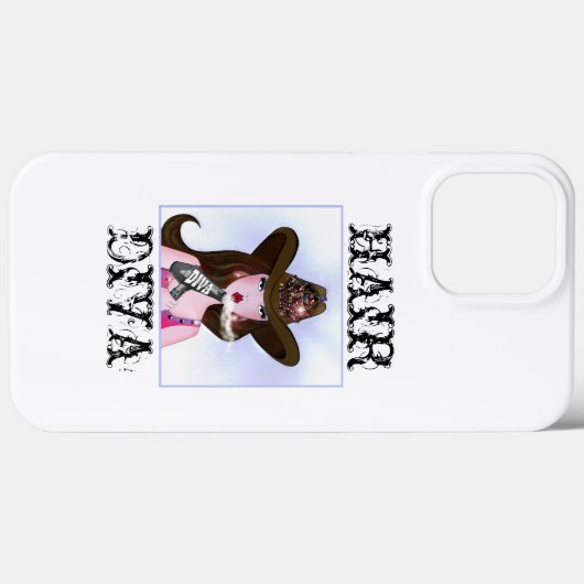 "HAIR DIVA" Case-Mate iPhone CASE (Achterkant (horizontaal))