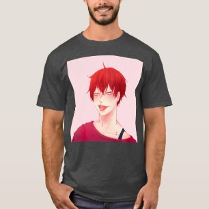 Hair Down Tendou Satori Pink bg T-shirt