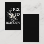 Hair Dresser Barber Hair Stylist Gift Salon Owner Visitekaartje (Voorkant / Achterkant)