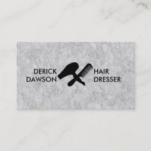 Hair Dresser Stylist Salon Barber Shop Visitekaartje
