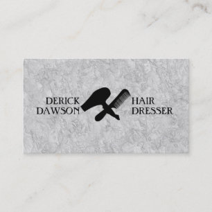 Hair Dresser Stylist Salon Barber Shop Visitekaartje