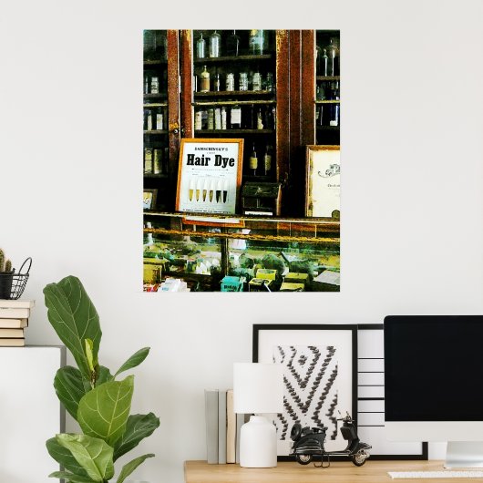 Hair Dye Poster (Thuiskantoor)