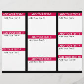 Hair en Lash Beautician Flyer (Achterkant)