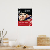 Hair en Nail Salon Poster (Keuken)