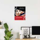 Hair en Nail Salon Poster (Thuiskantoor)