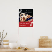 Hair en Nail Salon Poster (Keuken)