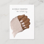 Hair en Nails Beauty Visitekaartje (Voorkant)