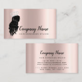 Hair Extension Hair Roos Crown Spark Diamond Afsprakenkaartje (Voorkant / Achterkant)