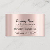 Hair Extension Hair Roos Crown Spark Diamond Afsprakenkaartje (Achterkant)